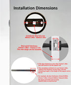 RAYKUBE M5 Smart Fingerprint Door Lock with Tuya App, Password, IC Card & Key Access