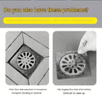 Self-Adhesive Drain Hair Catcher | Anti-Clog Floor Drain Filter Mesh