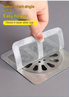 Self-Adhesive Drain Hair Catcher | Anti-Clog Floor Drain Filter Mesh