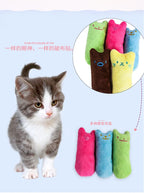Interactive Catnip Plush Chew Toy – Funny Teeth Grinding & Bite Toy for Cats