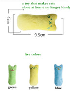 Interactive Catnip Plush Chew Toy – Funny Teeth Grinding & Bite Toy for Cats