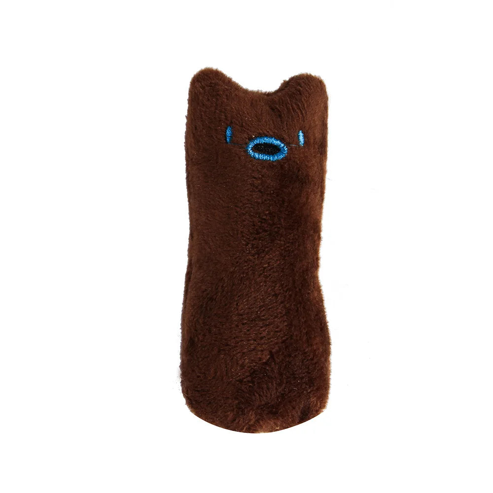 Interactive Catnip Plush Chew Toy – Funny Teeth Grinding & Bite Toy for Cats