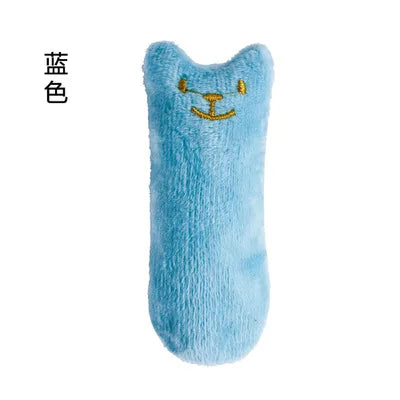 Interactive Catnip Plush Chew Toy – Funny Teeth Grinding & Bite Toy for Cats