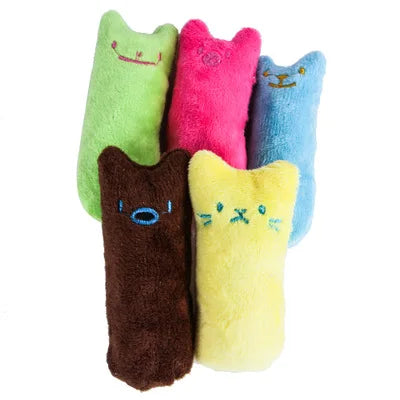 Interactive Catnip Plush Chew Toy – Funny Teeth Grinding & Bite Toy for Cats