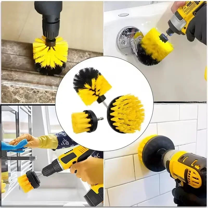 Electric Drill Brush Cleaning Kit