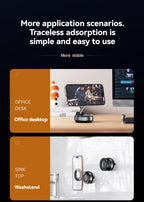 Foldable Magnetic Car Phone Mount – Strong Suction Dashboard & Windshield Holder for Smartphones