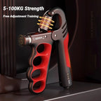 Adjustable Electronic Hand Grip Strengthener (5–100 kg) – Digital Grip Trainer for Hand & Forearm Strength
