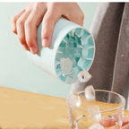 Silicone Round Ice Cube Maker & Ice Bucket – DIY Freezer Ice Mold with Lid