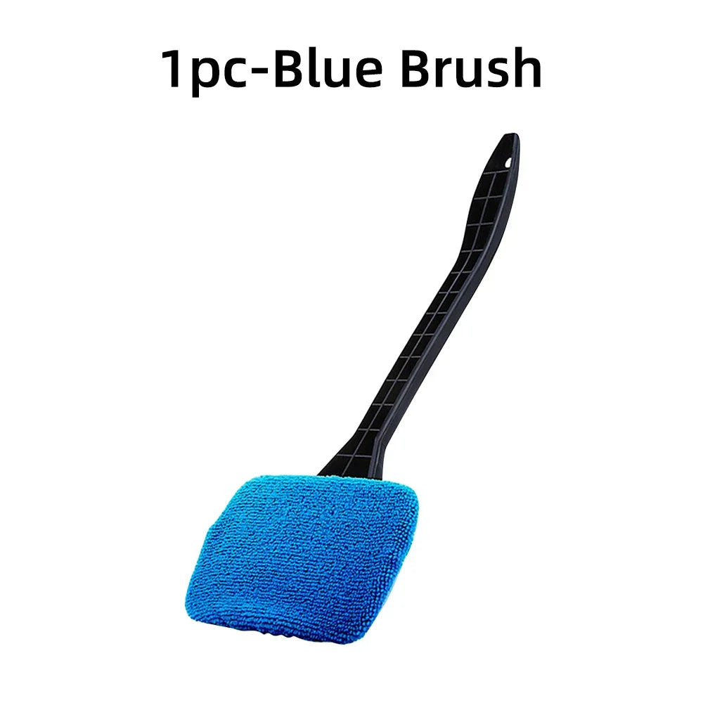 Car Window Cleaning Brush Kit – Microfiber Windshield & Interior Glass Cleaner