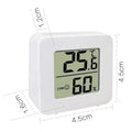 LCD Digital Thermometer & Hygrometer – Indoor Temperature & Humidity Monitor for Home