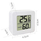 LCD Digital Thermometer & Hygrometer – Indoor Temperature & Humidity Monitor for Home