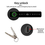 RAYKUBE M5 Smart Fingerprint Door Lock with Tuya App, Password, IC Card & Key Access
