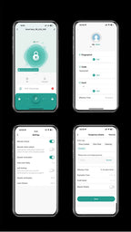 RAYKUBE M5 Smart Fingerprint Door Lock with Tuya App, Password, IC Card & Key Access