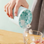 Silicone Round Ice Cube Maker & Ice Bucket – DIY Freezer Ice Mold with Lid