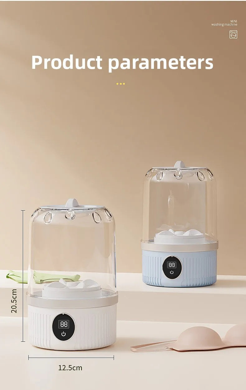 Mini Washing Machine Portable for Delicates & Baby Clothes