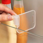 Clear Refrigerator Organizer Bin with Adjustable Dividers – Fridge Storage Container (5/10/15/20-Piece Set)