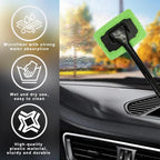 Car Window Cleaning Brush Kit – Microfiber Windshield & Interior Glass Cleaner