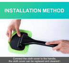 Car Window Cleaning Brush Kit – Microfiber Windshield & Interior Glass Cleaner