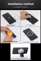 Foldable Magnetic Car Phone Mount – Strong Suction Dashboard & Windshield Holder for Smartphones