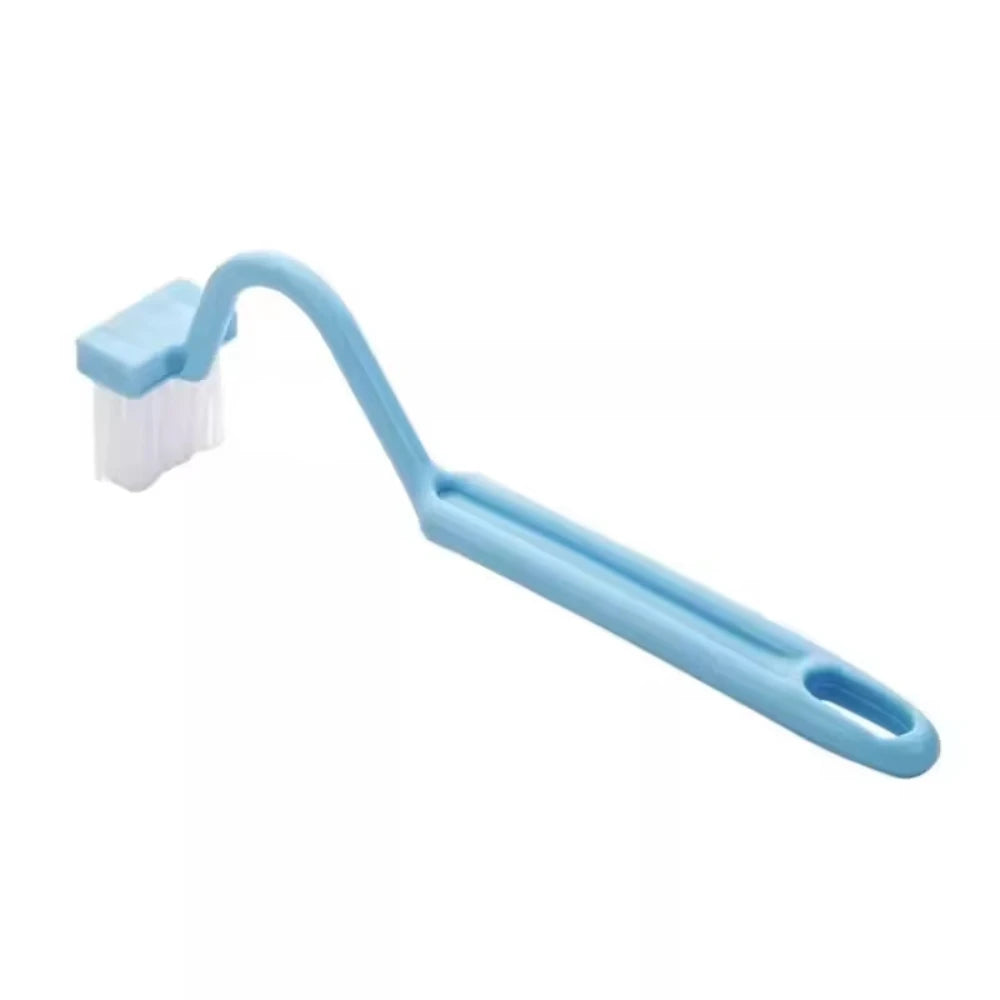 3-Piece Curved Toilet Cleaning Brush Set | Long Handle Deep Cleaning Bathroom Brush