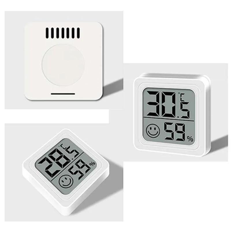 LCD Digital Thermometer & Hygrometer – Indoor Temperature & Humidity Monitor for Home