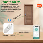 RAYKUBE M5 Smart Fingerprint Door Lock with Tuya App, Password, IC Card & Key Access