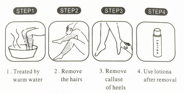 Reusable Crystal Hair Remover | Gentle Hair Removal & Skin Exfoliating Tool