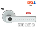 RAYKUBE M5 Smart Fingerprint Door Lock with Tuya App, Password, IC Card & Key Access