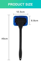 Car Window Cleaning Brush Kit – Microfiber Windshield & Interior Glass Cleaner