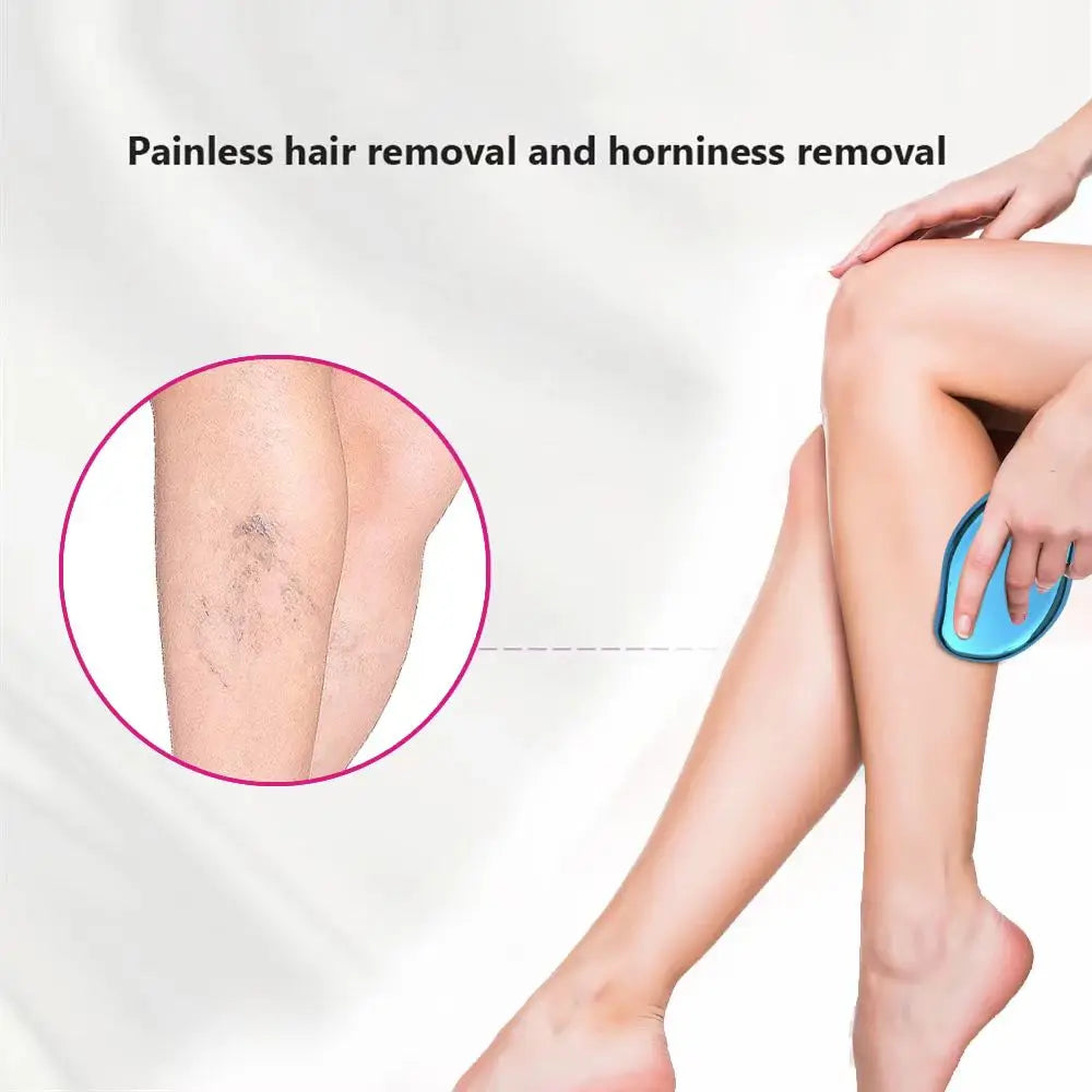 Reusable Crystal Hair Remover | Gentle Hair Removal & Skin Exfoliating Tool