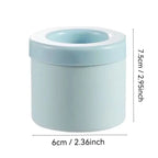 Silicone Round Ice Cube Maker & Ice Bucket – DIY Freezer Ice Mold with Lid