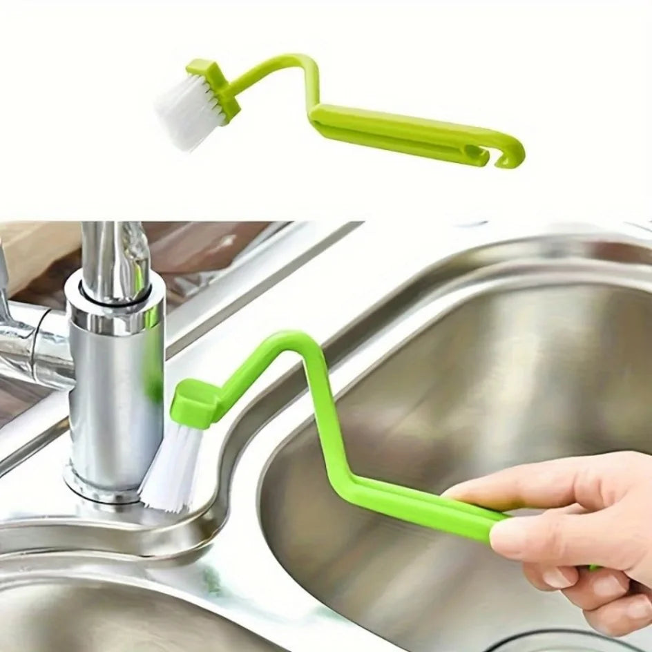 3-Piece Curved Toilet Cleaning Brush Set | Long Handle Deep Cleaning Bathroom Brush
