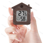 LCD Digital Thermometer & Hygrometer – Indoor Temperature & Humidity Monitor for Home