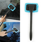 Car Window Cleaning Brush Kit – Microfiber Windshield & Interior Glass Cleaner