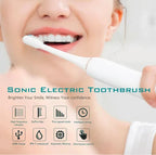 Electric Ultrasonic Toothbrush – USB Rechargeable | 6 Cleaning Modes | Waterproof | Couple Set