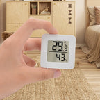 LCD Digital Thermometer & Hygrometer – Indoor Temperature & Humidity Monitor for Home