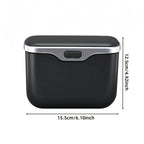 Car Trash Bin with Lid – Leakproof Hanging Storage Organizer for Auto Interior