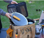 Portable Waterproof Camping Storage Box – Foldable Insulated Cookware & Picnic Bag