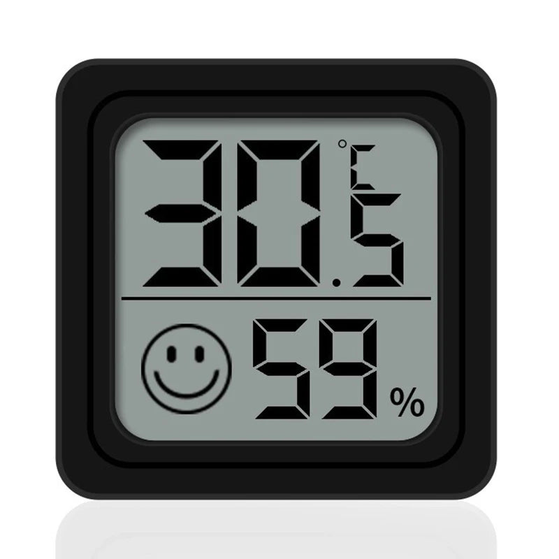 LCD Digital Thermometer & Hygrometer – Indoor Temperature & Humidity Monitor for Home