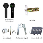 RAYKUBE M5 Smart Fingerprint Door Lock with Tuya App, Password, IC Card & Key Access