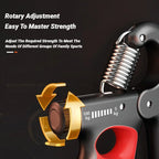Adjustable Electronic Hand Grip Strengthener (5–100 kg) – Digital Grip Trainer for Hand & Forearm Strength