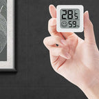 LCD Digital Thermometer & Hygrometer – Indoor Temperature & Humidity Monitor for Home