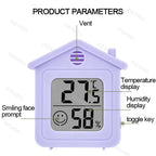 LCD Digital Thermometer & Hygrometer – Indoor Temperature & Humidity Monitor for Home
