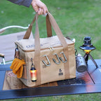 Portable Waterproof Camping Storage Box – Foldable Insulated Cookware & Picnic Bag