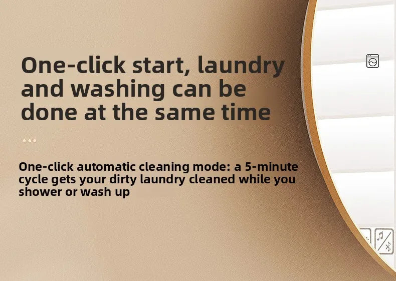 Mini Washing Machine Portable for Delicates & Baby Clothes