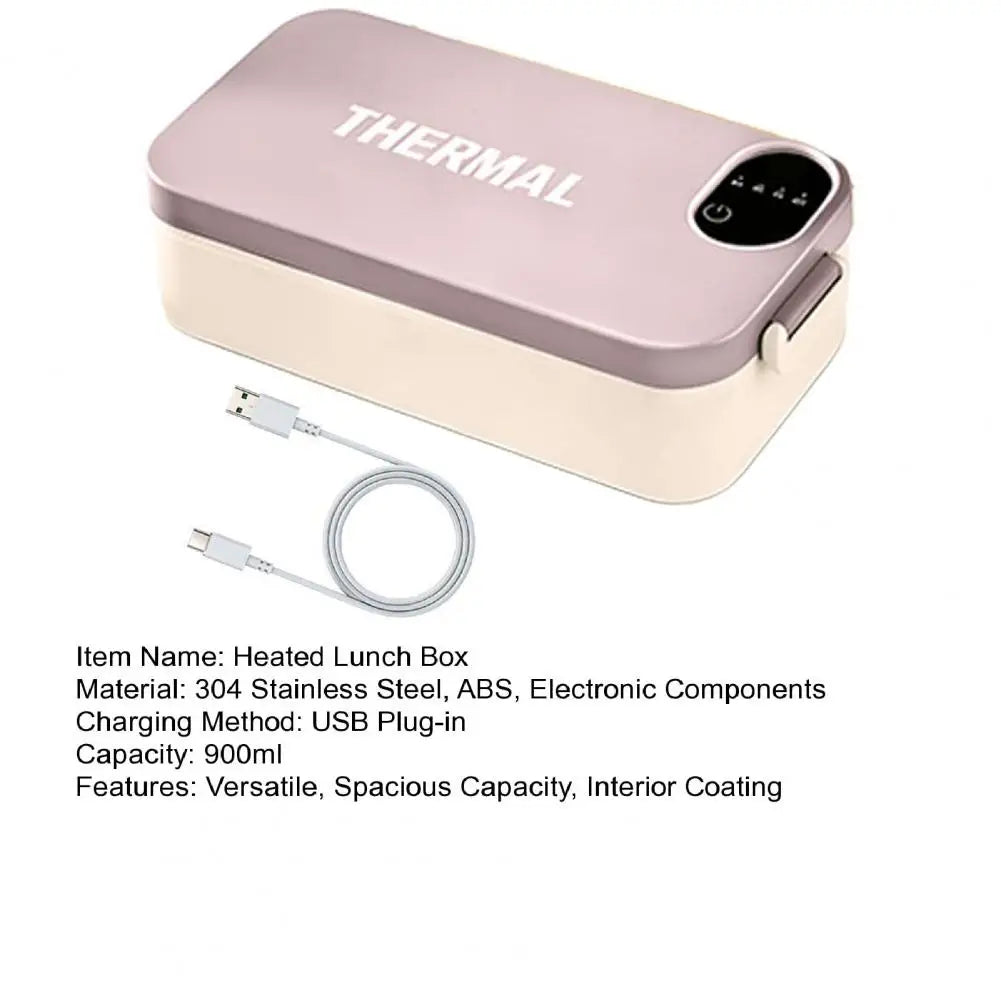 Smart Electric Heated Lunch Box | Portable Food Warmer with LED Display