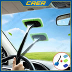Car Window Cleaning Brush Kit – Microfiber Windshield & Interior Glass Cleaner