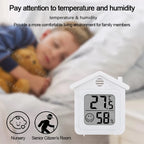 LCD Digital Thermometer & Hygrometer – Indoor Temperature & Humidity Monitor for Home