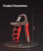 Adjustable Electronic Hand Grip Strengthener (5–100 kg) – Digital Grip Trainer for Hand & Forearm Strength