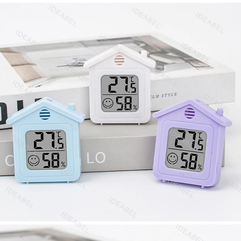 LCD Digital Thermometer & Hygrometer – Indoor Temperature & Humidity Monitor for Home